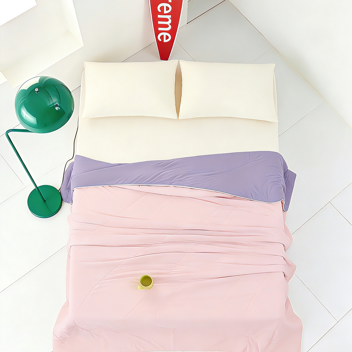 91家纺网 家纺一手货源 找家纺 （总）LADYCOCO可可家居 2026新款coolmate多巴胺色系凉感夏被系列2