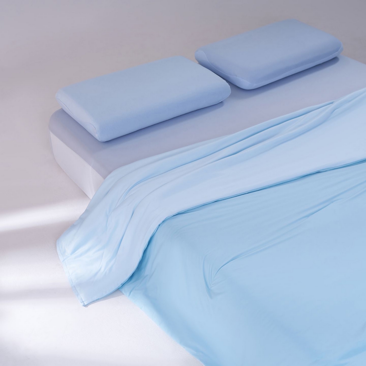 91家纺网 家纺一手货源 找家纺 花享莱 高品质2026新款亚朵酒店同款夏季双感深睡被夏被夏凉被pro3.0 静水蓝