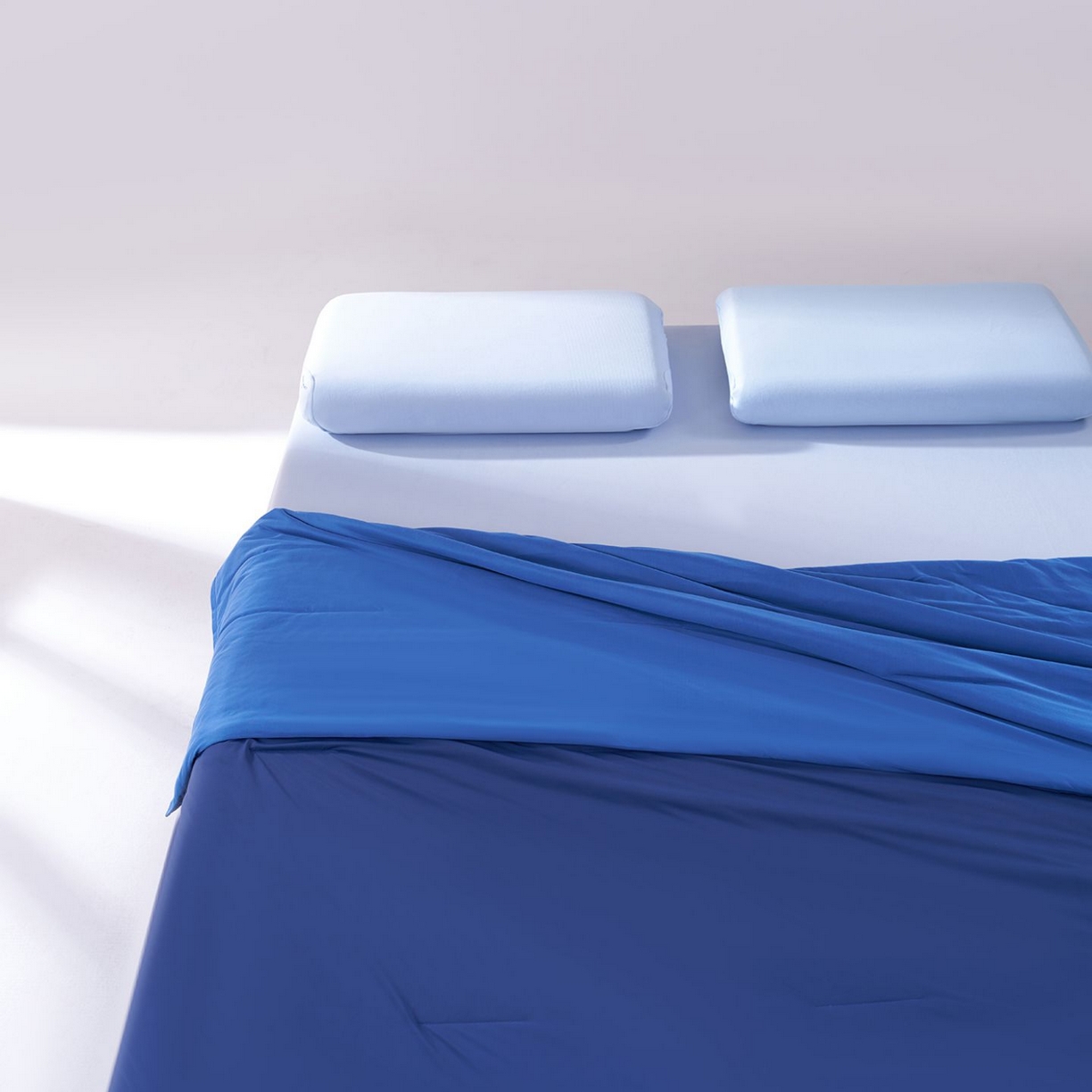 91家纺网 家纺一手货源 找家纺 花享莱 高品质2026新款亚朵酒店同款夏季双感深睡被夏被夏凉被pro3.0 深睡蓝