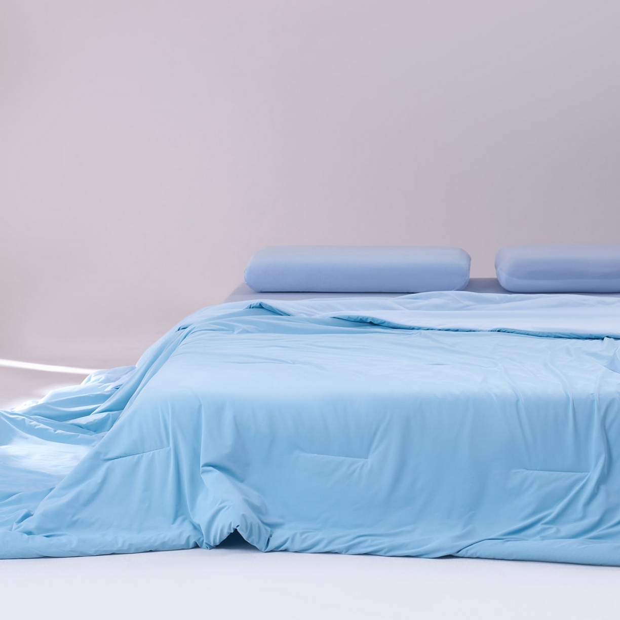 91家纺网 家纺一手货源 找家纺 花享莱 高品质2026新款亚朵酒店同款夏季双感深睡被夏被夏凉被pro3.0 静水蓝