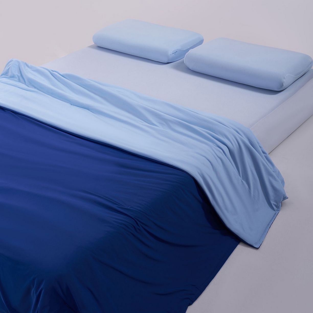 91家纺网 家纺一手货源 找家纺 花享莱 高品质2026新款亚朵酒店同款夏季双感深睡被夏被夏凉被pro3.0 深空蓝