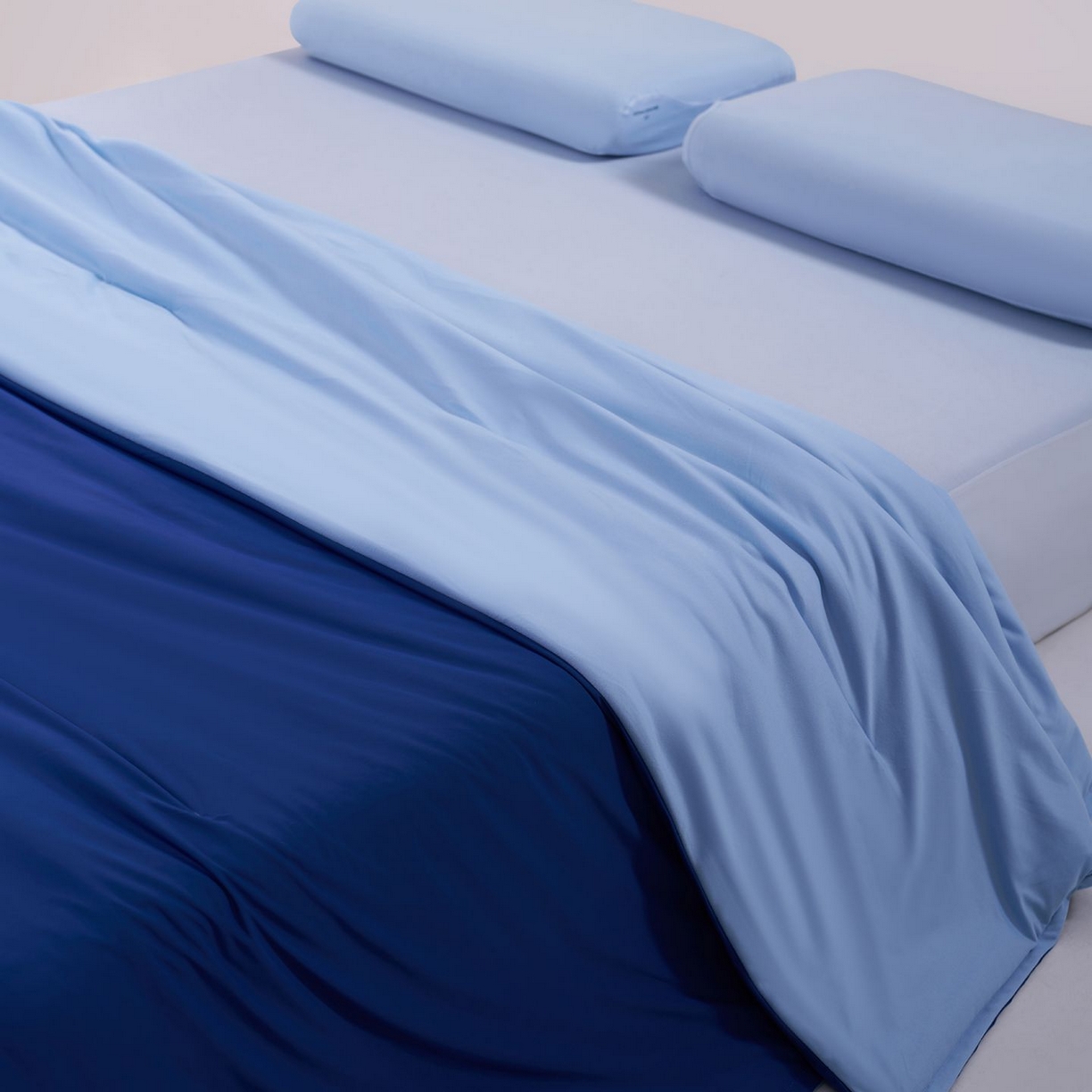 91家纺网 家纺一手货源 找家纺 花享莱 高品质2026新款亚朵酒店同款夏季双感深睡被夏被夏凉被pro3.0 深空蓝