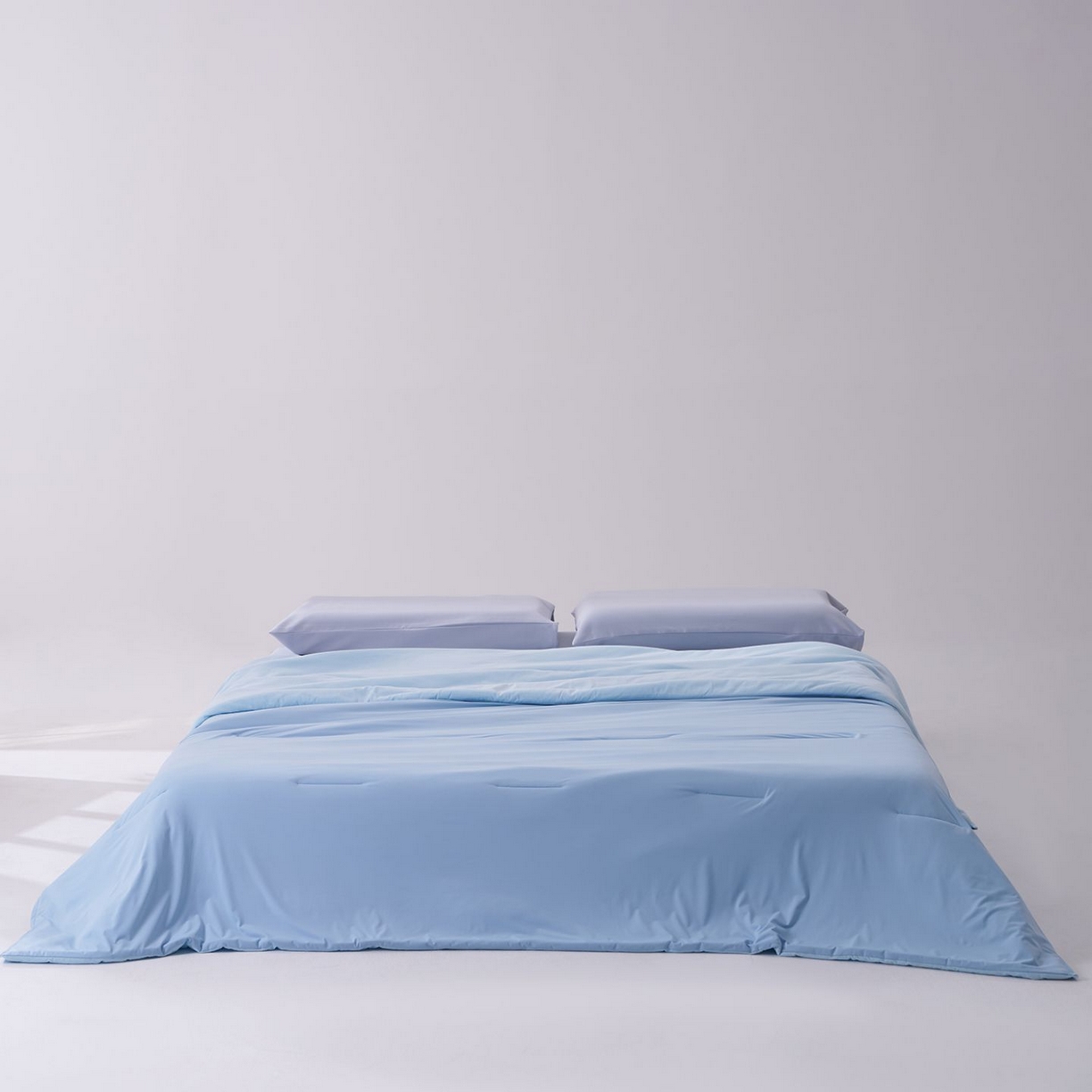 91家纺网 家纺一手货源 找家纺 花享莱 2026新款亚朵同款质量夏季双感深睡被夏被夏凉被pro3.0 静水蓝