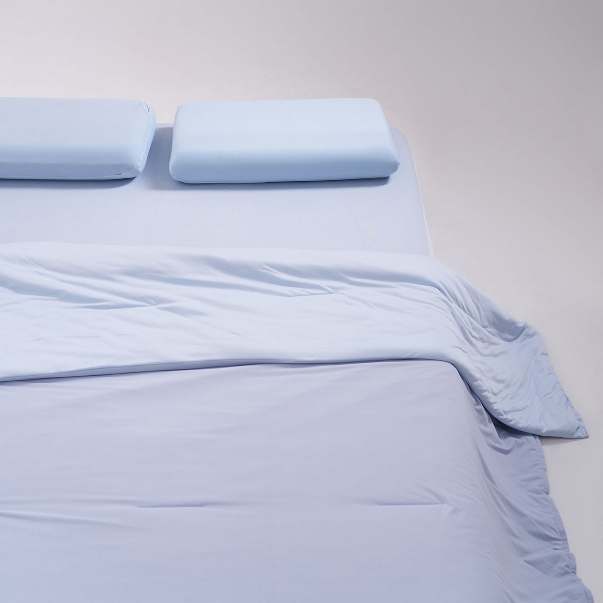 91家纺网 家纺一手货源 找家纺 花享莱 2026新款亚朵同款质量夏季双感深睡被夏被夏凉被pro3.0 青空灰