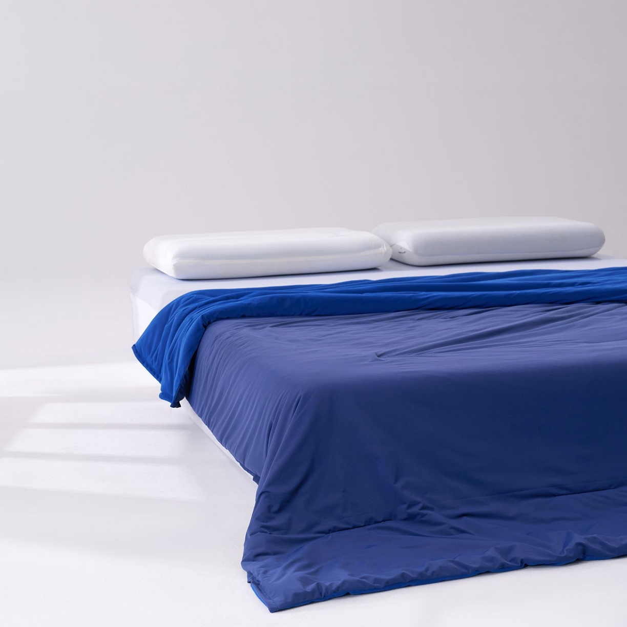 91家纺网 家纺一手货源 找家纺 花享莱 2026新款亚朵同款质量夏季双感深睡被夏被夏凉被pro3.0 深睡蓝