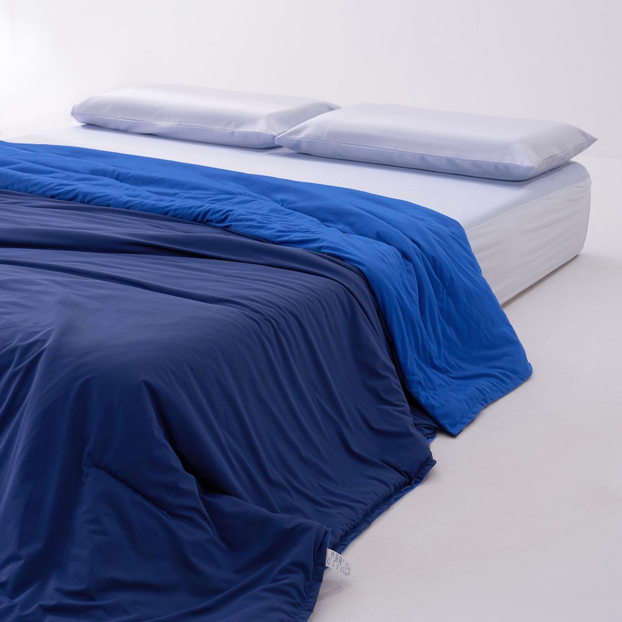 91家纺网 家纺一手货源 找家纺 花享莱 2026新款亚朵同款质量夏季双感深睡被夏被夏凉被pro3.0 深睡蓝