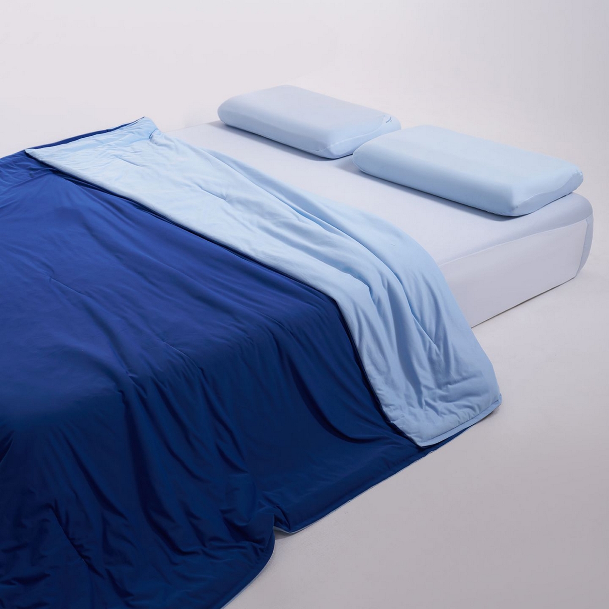 91家纺网 家纺一手货源 找家纺 花享莱 2026新款亚朵同款质量夏季双感深睡被夏被夏凉被pro3.0 深空蓝