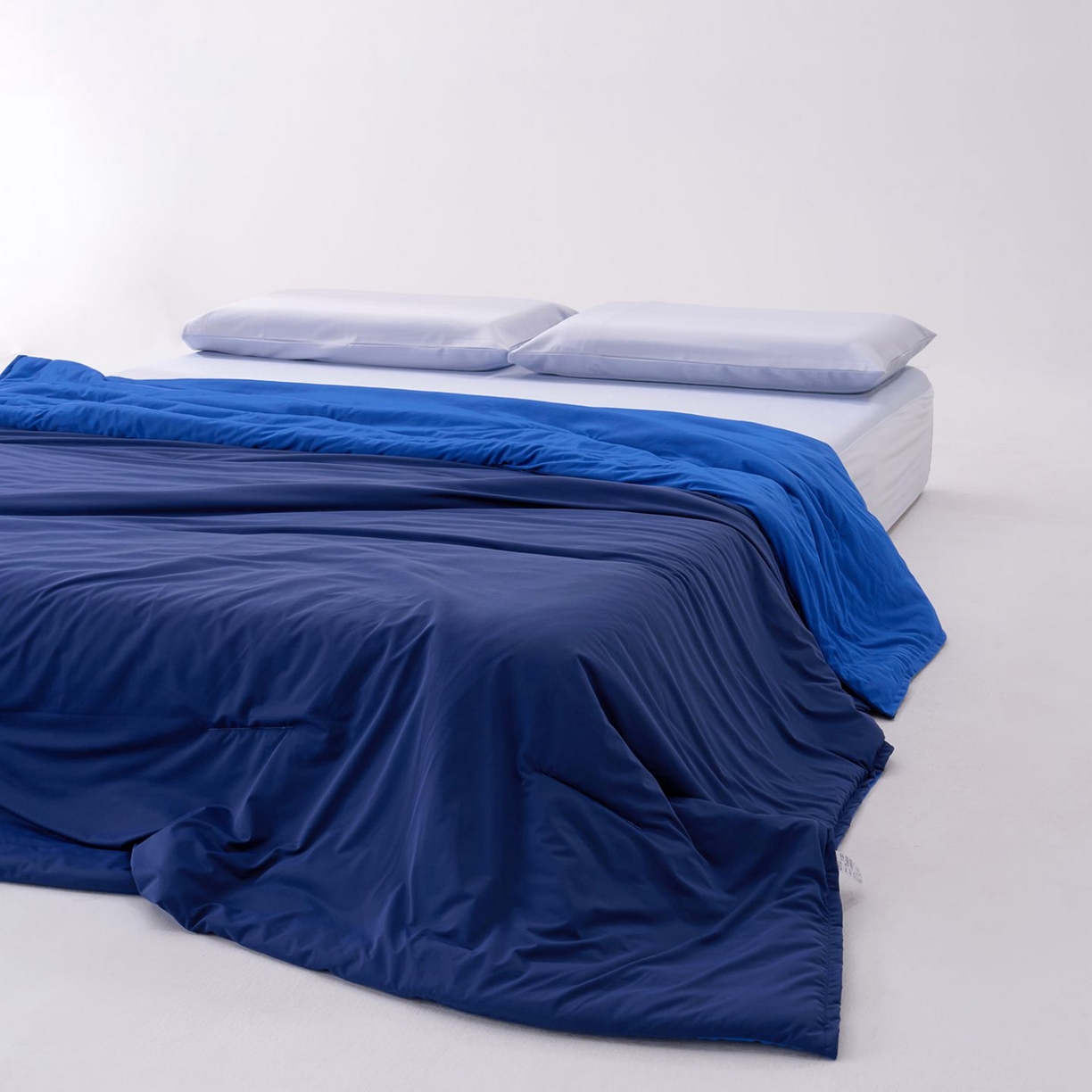 91家纺网 家纺一手货源 找家纺 花享莱 2026新款亚朵同款质量夏季双感深睡被夏被夏凉被pro3.0 深睡蓝