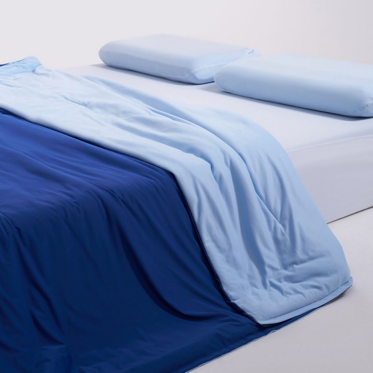 91家纺网 家纺一手货源 找家纺 花享莱 2026新款亚朵同款质量夏季双感深睡被夏被夏凉被pro3.0 深空蓝