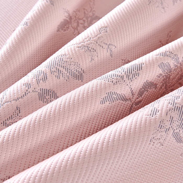 91家纺网 家纺一手货源 找家纺 小牛席业 2026新款牡丹花蔓冷感豆豆夏凉枕套（宽包边）夏天枕套冰丝枕套竹枕套藤枕套冰藤枕套 粉色