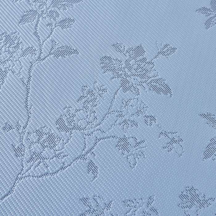 91家纺网 家纺一手货源 找家纺 小牛席业 2026新款牡丹花蔓冷感豆豆夏凉枕套（宽包边）夏天枕套冰丝枕套竹枕套藤枕套冰藤枕套 蓝色