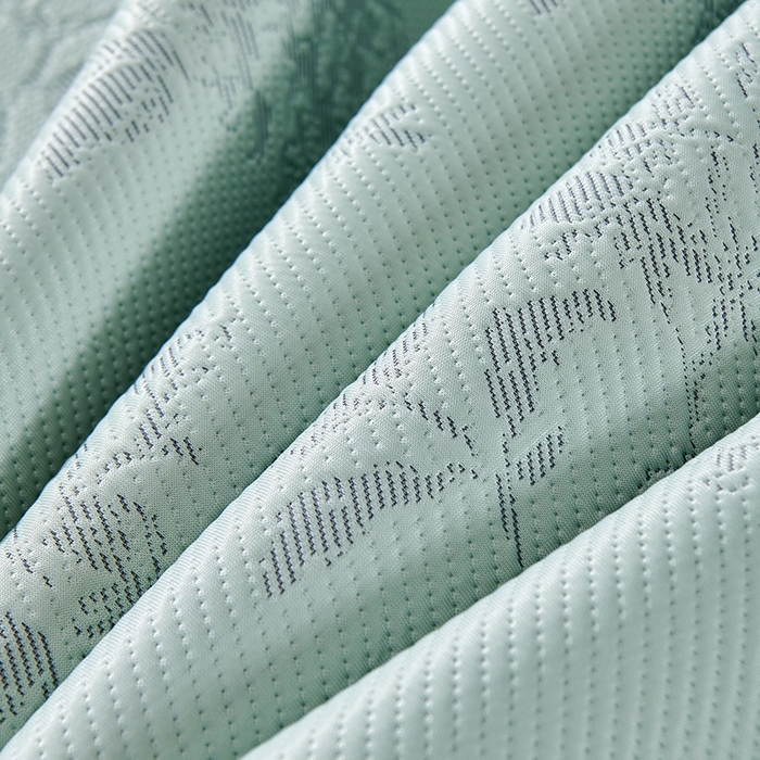 91家纺网 家纺一手货源 找家纺 小牛席业 2026新款牡丹花蔓冷感豆豆夏凉枕套（宽包边）夏天枕套冰丝枕套竹枕套藤枕套冰藤枕套 绿色