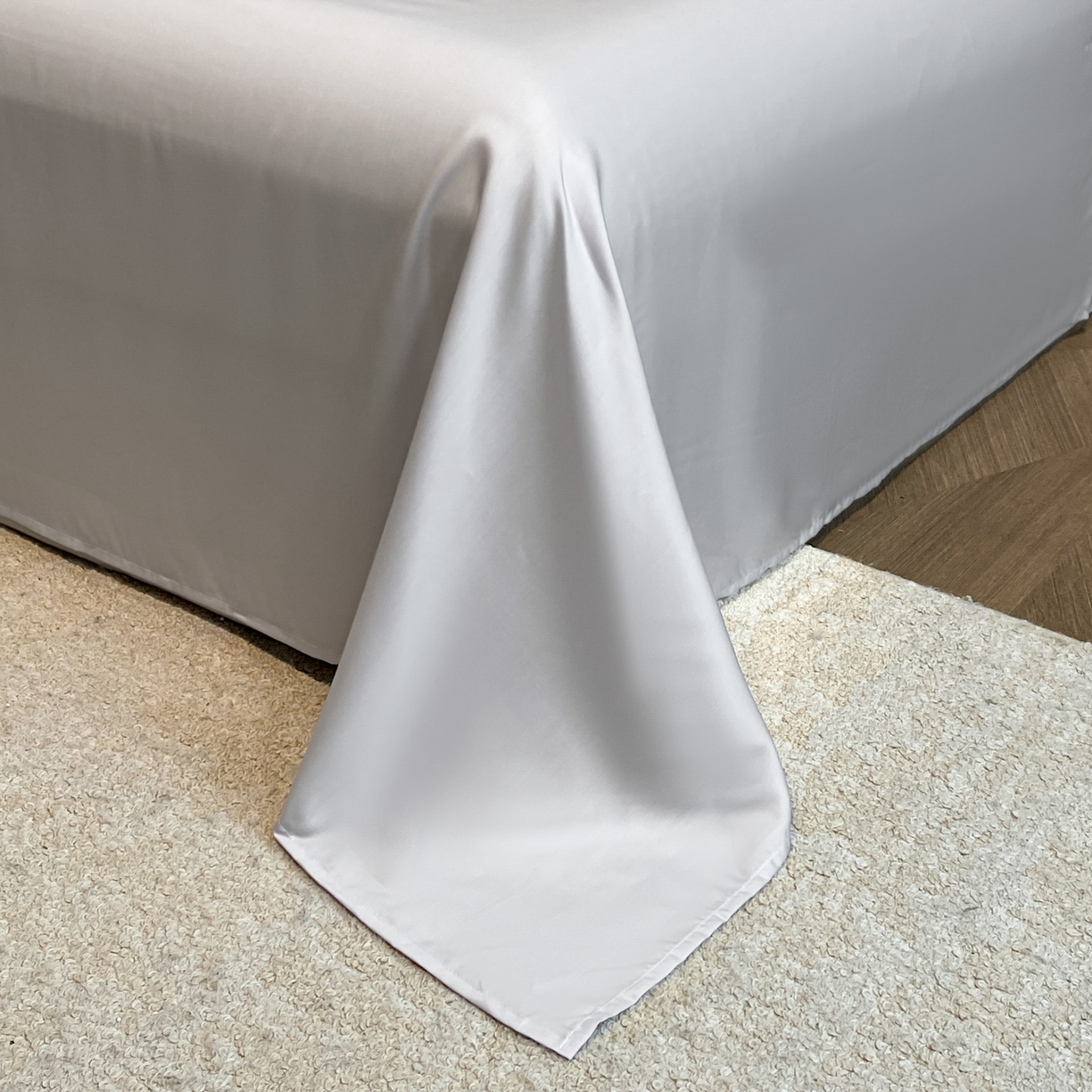 91家纺网 家纺一手货源 找家纺 博纳家纺 2026新款数码印花天丝宽边四件套 塞纳