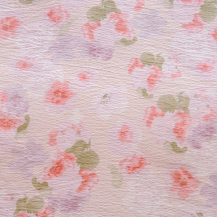 91家纺网 家纺一手货源 找家纺 梵希雅 2026新款A类木棉皱皱纱四件套 蜜桃花田