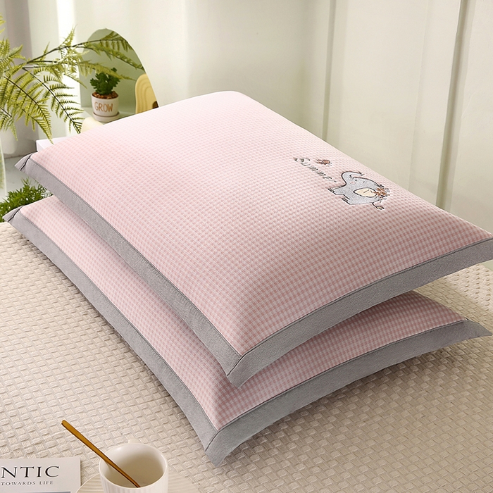 91家纺网 家纺一手货源 找家纺 （总）小牛席业 2026新款夏日小象凉感冰丝席枕套夏天枕套冰丝枕套竹枕套藤枕套冰藤枕套