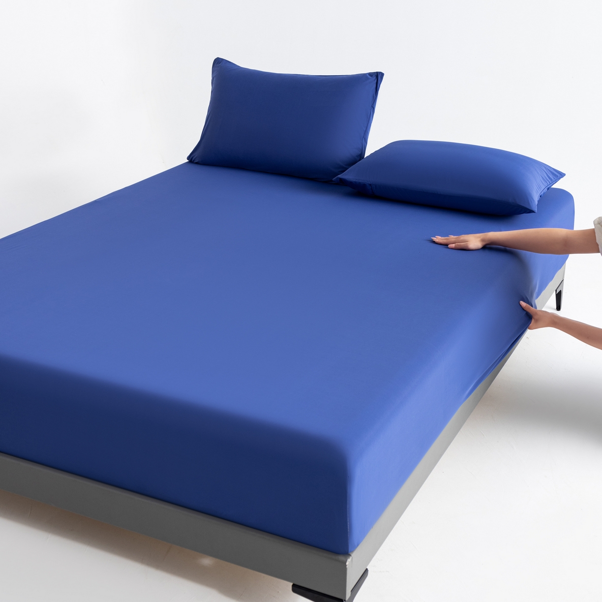 91家纺网 家纺一手货源 找家纺 （总）梵心家纺 2026新款A类深睡星球床笠床垫保护罩床垫套枕套三件套160g氨纶