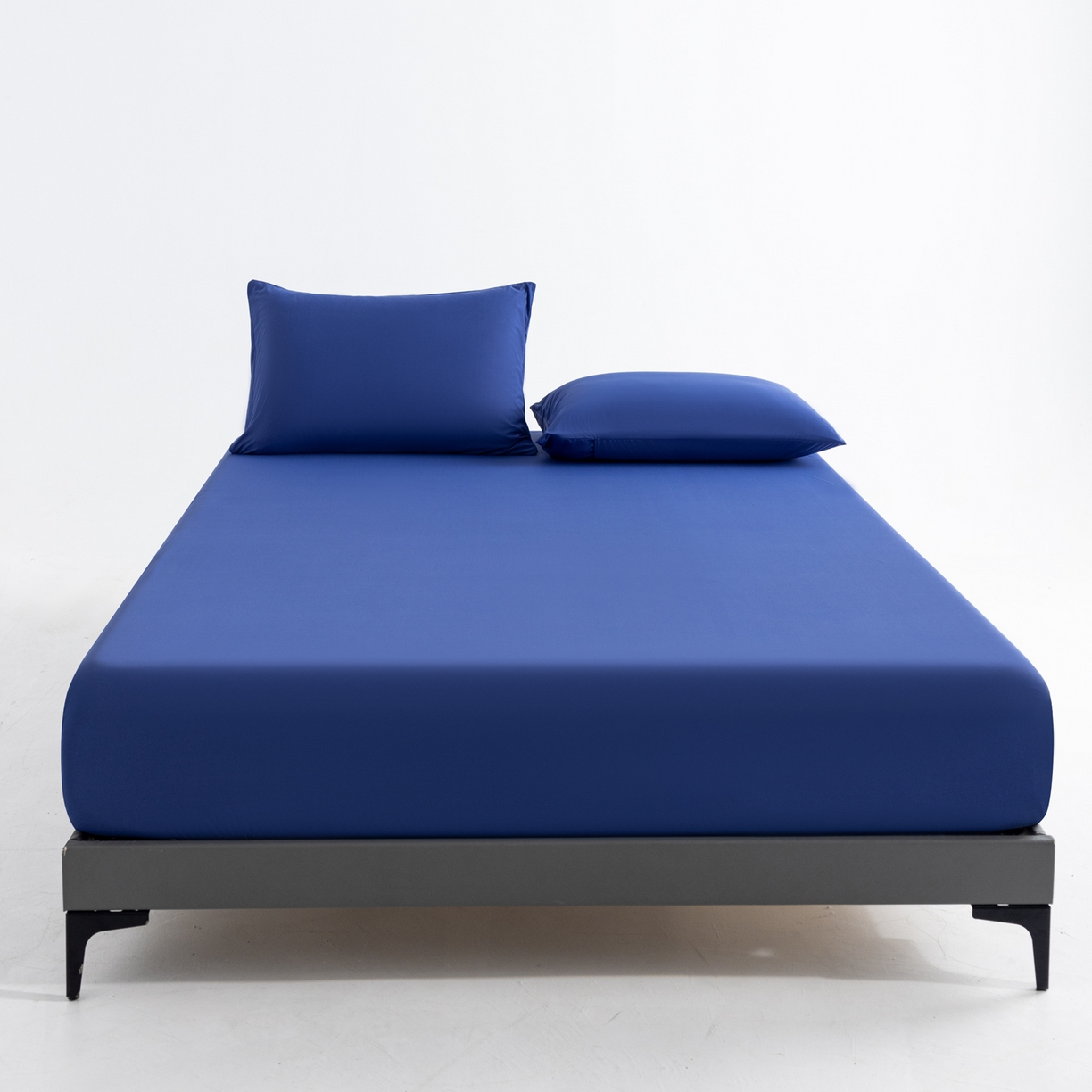 91家纺网 家纺一手货源 找家纺 梵心家纺 2026新款A类深睡星球床笠床垫保护罩床垫套枕套三件套160g氨纶 深睡蓝