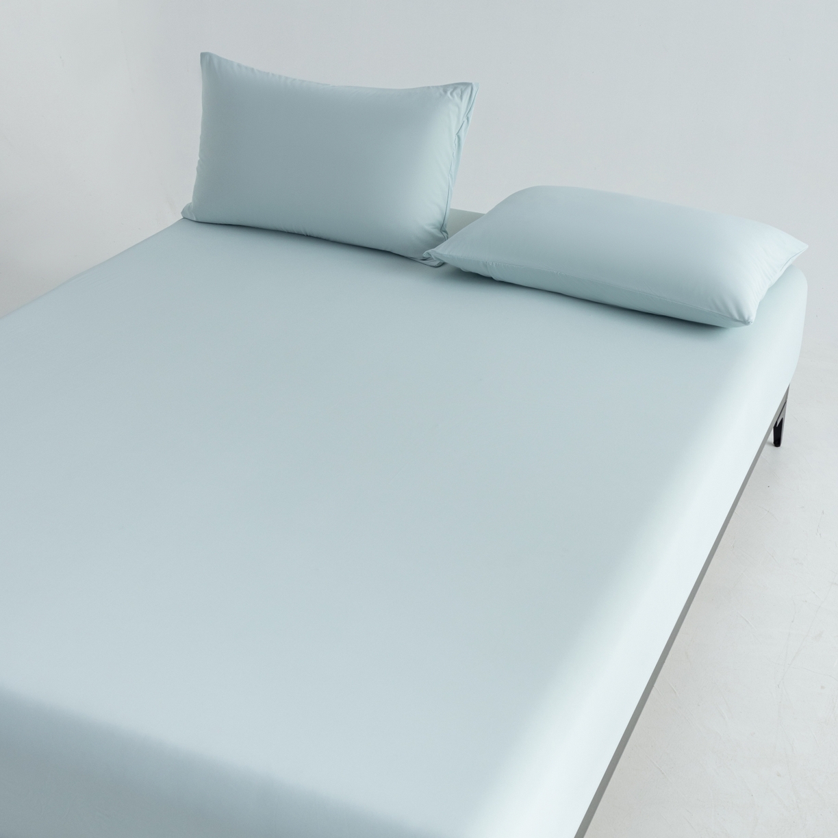 91家纺网 家纺一手货源 找家纺 梵心家纺 2026新款A类深睡星球床笠床垫保护罩床垫套枕套三件套160g氨纶 海风兰