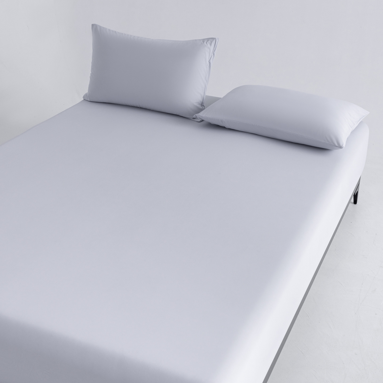 91家纺网 家纺一手货源 找家纺 梵心家纺 2026新款A类深睡星球床笠床垫保护罩床垫套枕套三件套160g氨纶 蓝岩灰