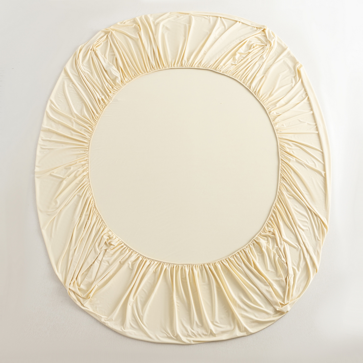 91家纺网 家纺一手货源 找家纺 梵心家纺 2026新款A类深睡星球床笠床垫保护罩床垫套枕套三件套160g氨纶 浅蛋黄