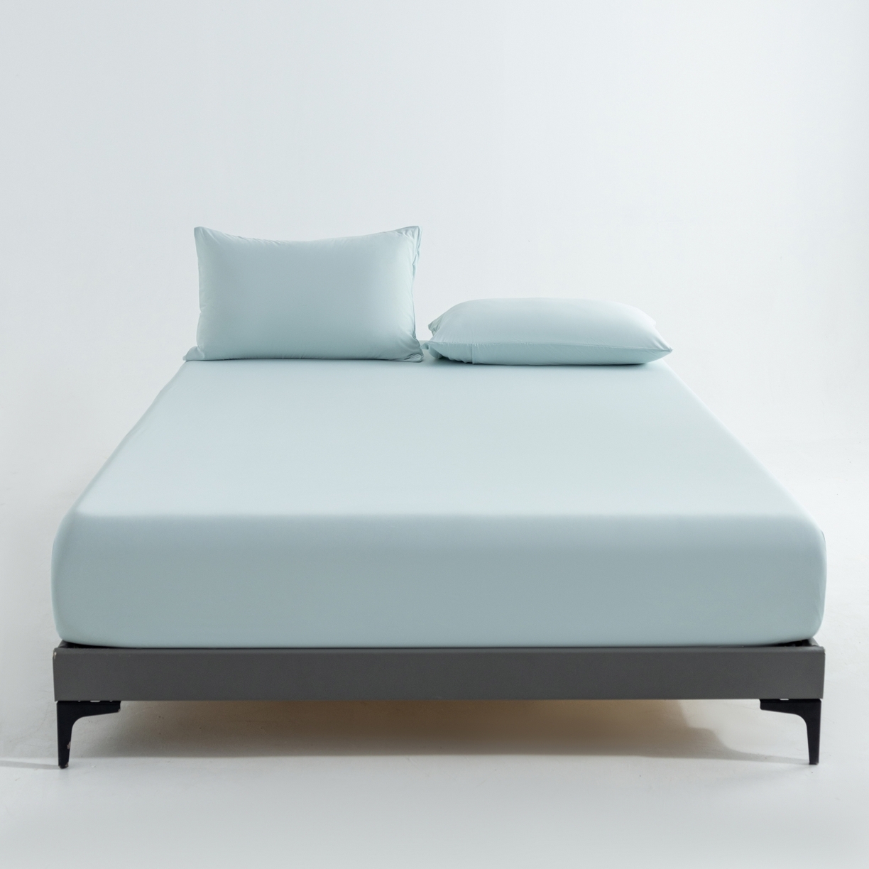 91家纺网 家纺一手货源 找家纺 梵心家纺 2026新款A类深睡星球床笠床垫保护罩床垫套枕套三件套160g氨纶 海风兰