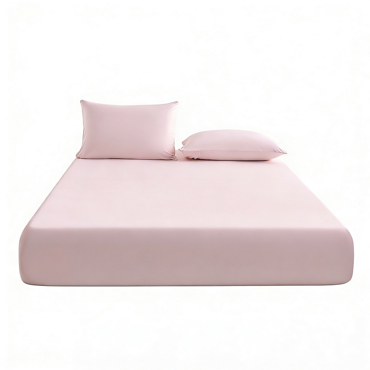 91家纺网 家纺一手货源 找家纺 梵心家纺 2026新款A类深睡星球床笠床垫保护罩床垫套枕套三件套160g氨纶 冰莓粉