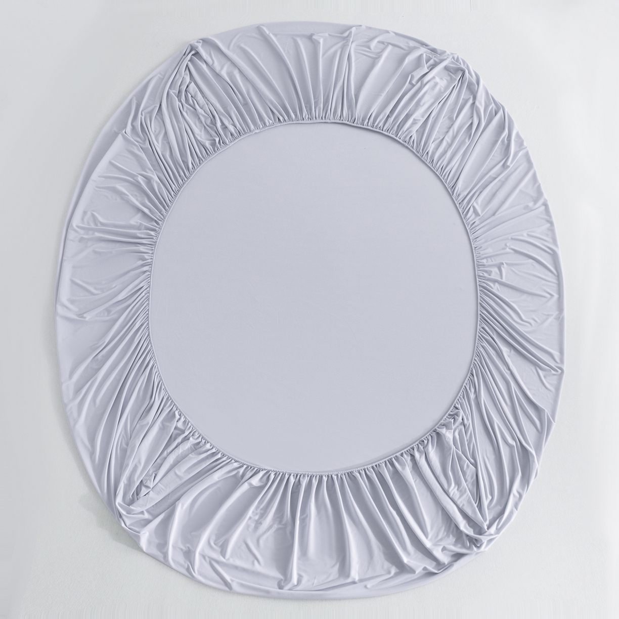 91家纺网 家纺一手货源 找家纺 梵心家纺 2026新款A类深睡星球床笠床垫保护罩床垫套枕套三件套160g氨纶 蓝岩灰