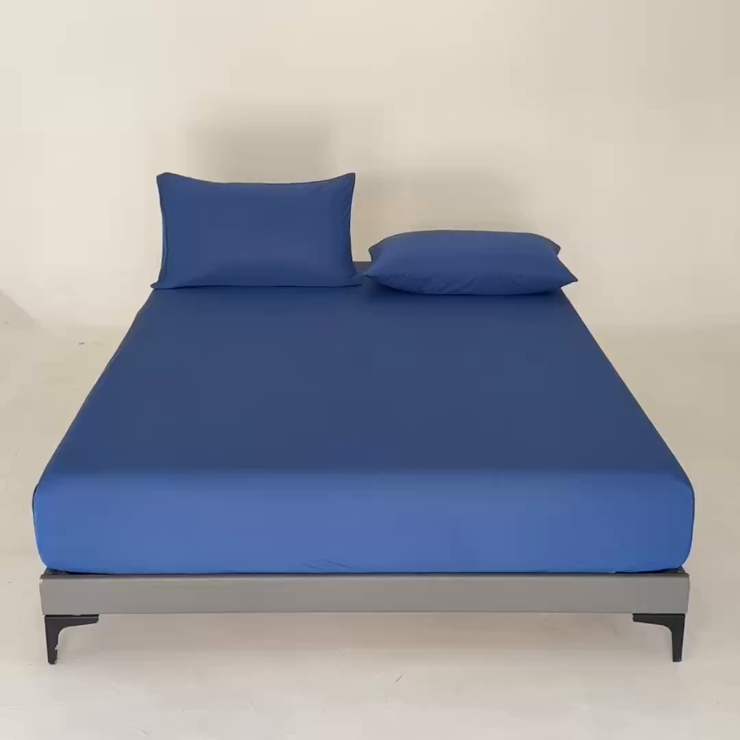 91家纺网 家纺一手货源 找家纺 （总）梵心家纺 2026新款A类深睡星球床笠床垫保护罩床垫套枕套三件套160g氨纶