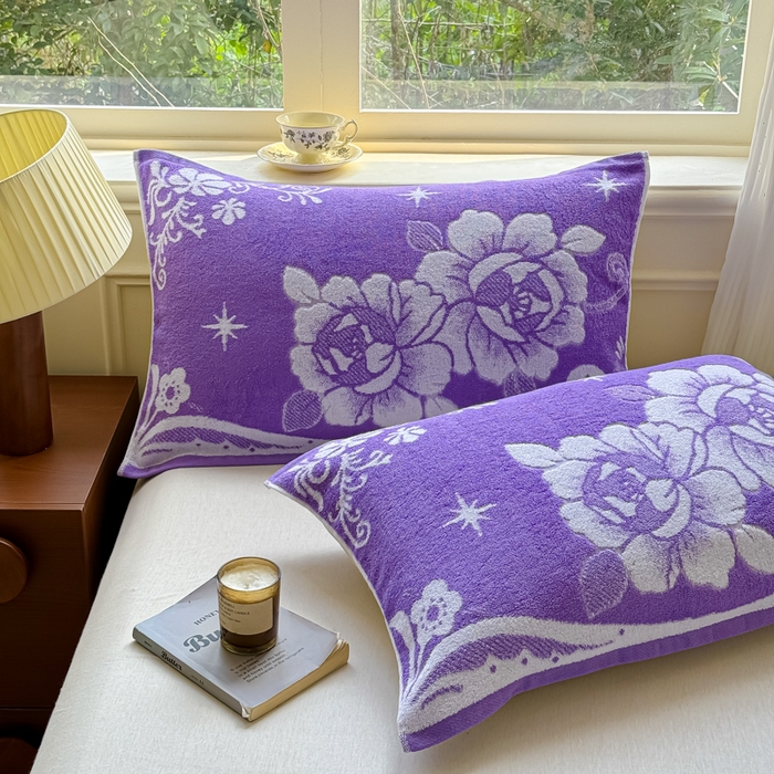 （总）乐家毛巾被（工厂自产自销） 2026新款A类全棉老上海毛圈枕巾