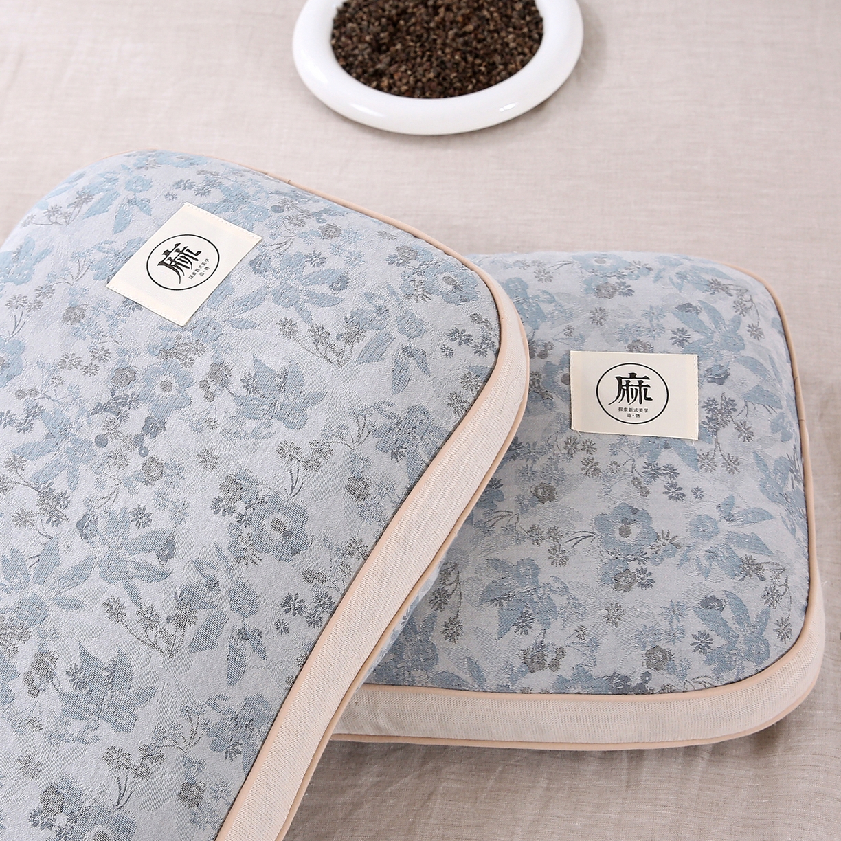 91家纺网 家纺一手货源 找家纺 珍贝家纺 2026新款棉麻荞麦枕枕头枕芯 棉麻荞麦枕-莫兰蒂