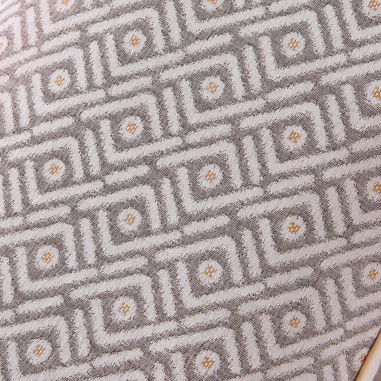 91家纺网 家纺一手货源 找家纺 珍贝家纺 2026新款棉麻荞麦枕枕头枕芯 棉麻荞麦枕-回格纹