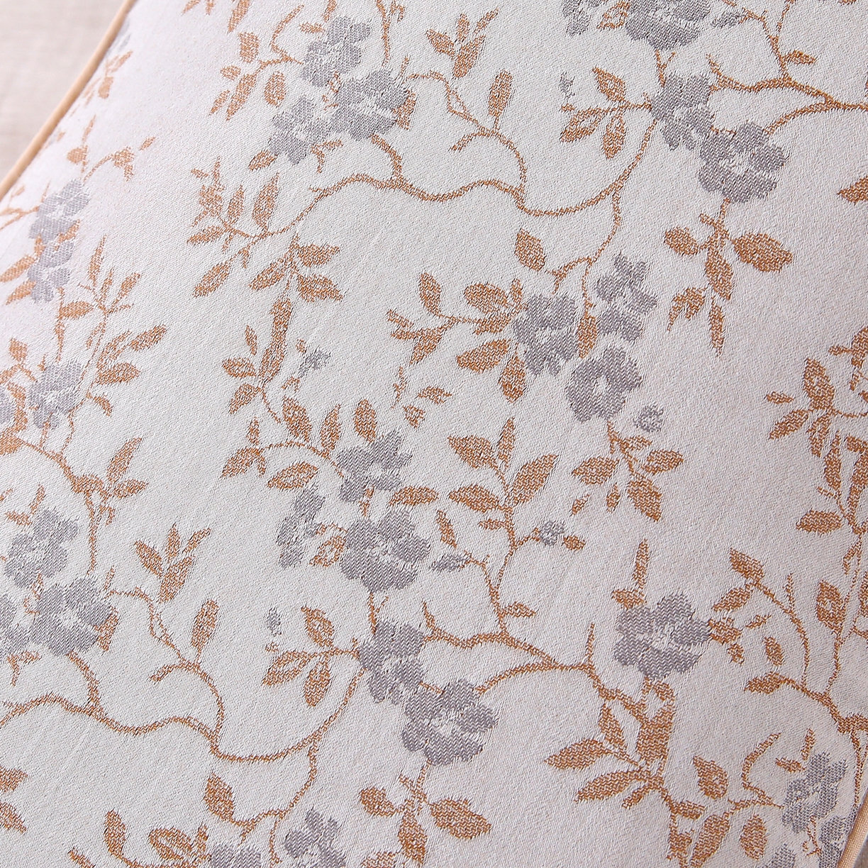 91家纺网 家纺一手货源 找家纺 珍贝家纺 2026新款棉麻荞麦枕枕头枕芯 棉麻荞麦枕-藤蔓花