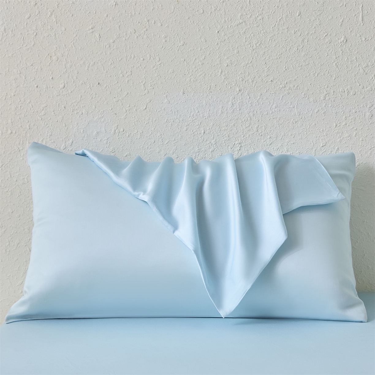 91家纺网 家纺一手货源 找家纺 （总）DC 2026新款莱赛尔天丝纯色枕套