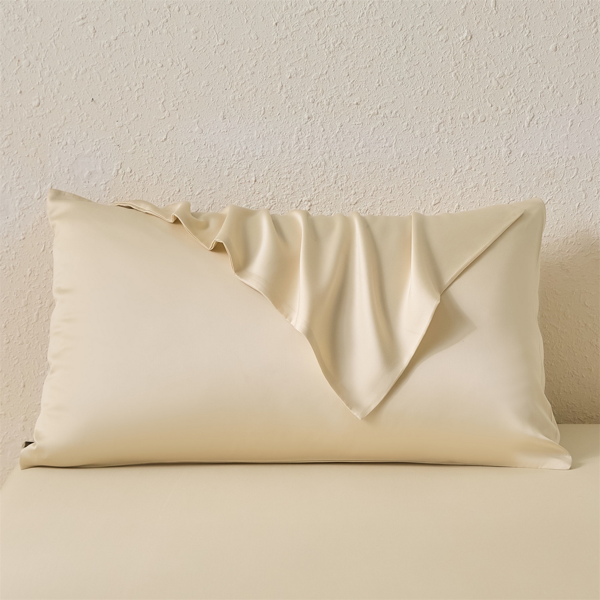 91家纺网 家纺一手货源 找家纺 （总）DC 2026新款莱赛尔天丝纯色枕套