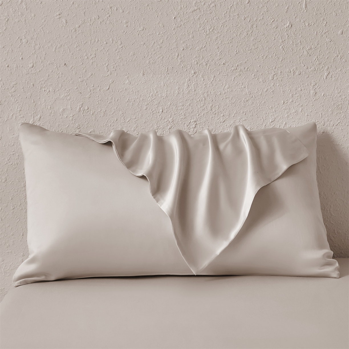 91家纺网 家纺一手货源 找家纺 （总）DC 2026新款莱赛尔天丝纯色枕套