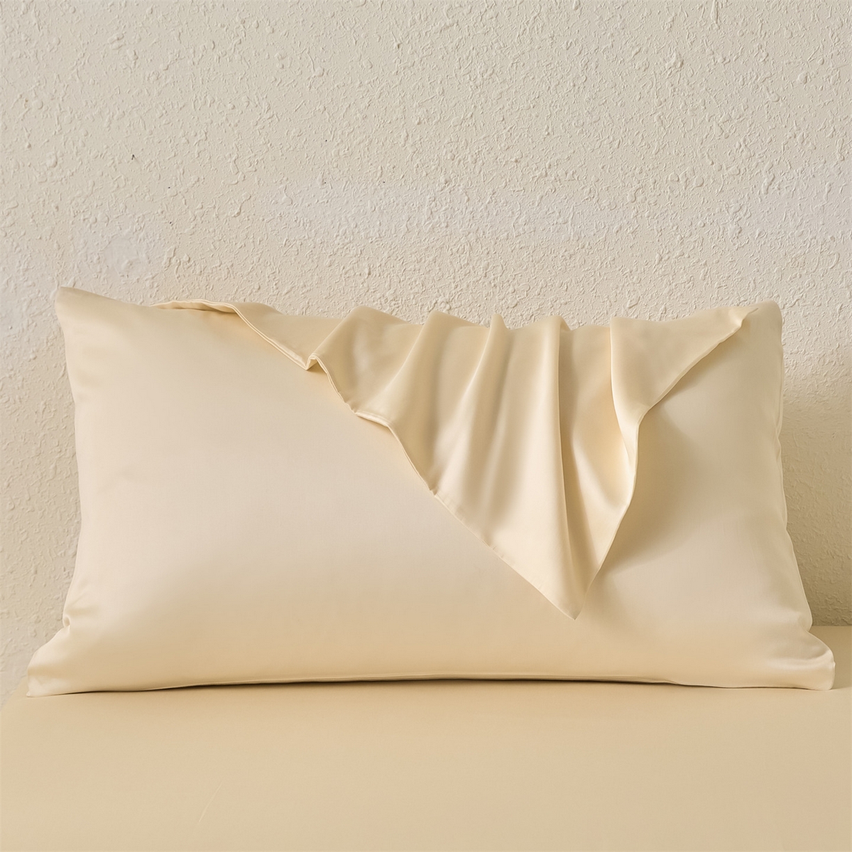 91家纺网 家纺一手货源 找家纺 （总）DC 2026新款莱赛尔天丝纯色枕套