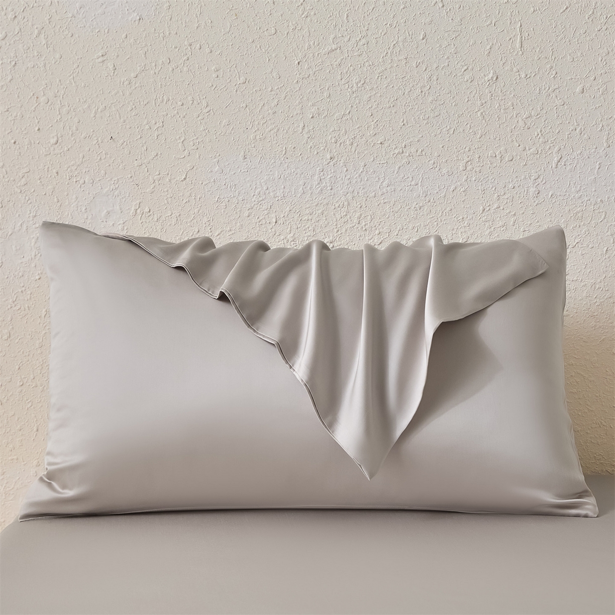 91家纺网 家纺一手货源 找家纺 （总）DC 2026新款莱赛尔天丝纯色枕套