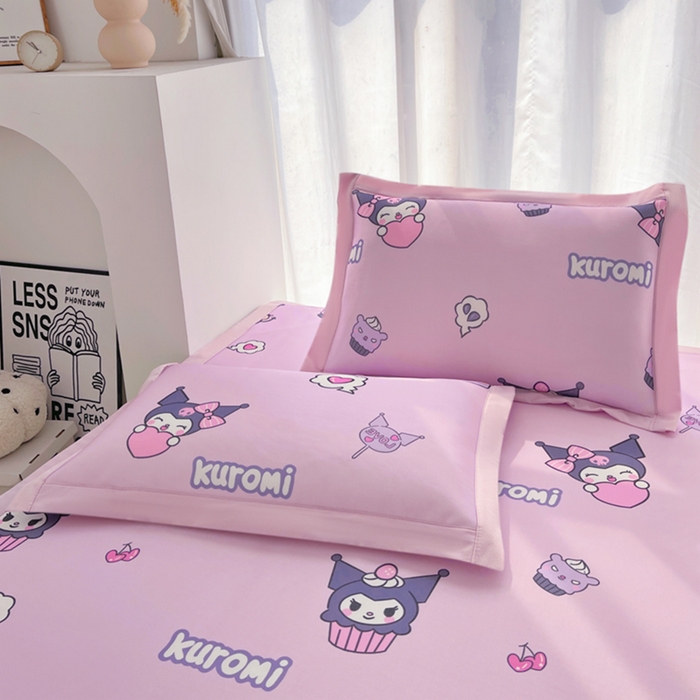 91家纺网 家纺一手货源 找家纺 （总）云恋家纺 2026正版授权小版冰丝席卡通凉席三件套可折叠水洗软席子儿童单双人凉感空调席子