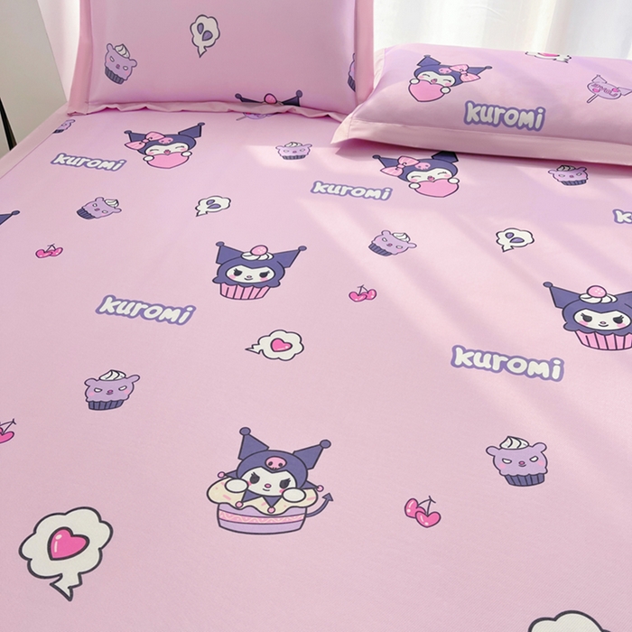 91家纺网 家纺一手货源 找家纺 （总）云恋家纺 2026正版授权小版冰丝席卡通凉席三件套可折叠水洗软席子儿童单双人凉感空调席子