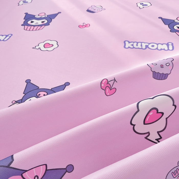 91家纺网 家纺一手货源 找家纺 云恋家纺 2026正版授权小版冰丝席卡通凉席三件套可折叠水洗软席子儿童单双人凉感空调席子 小版-心心库洛米