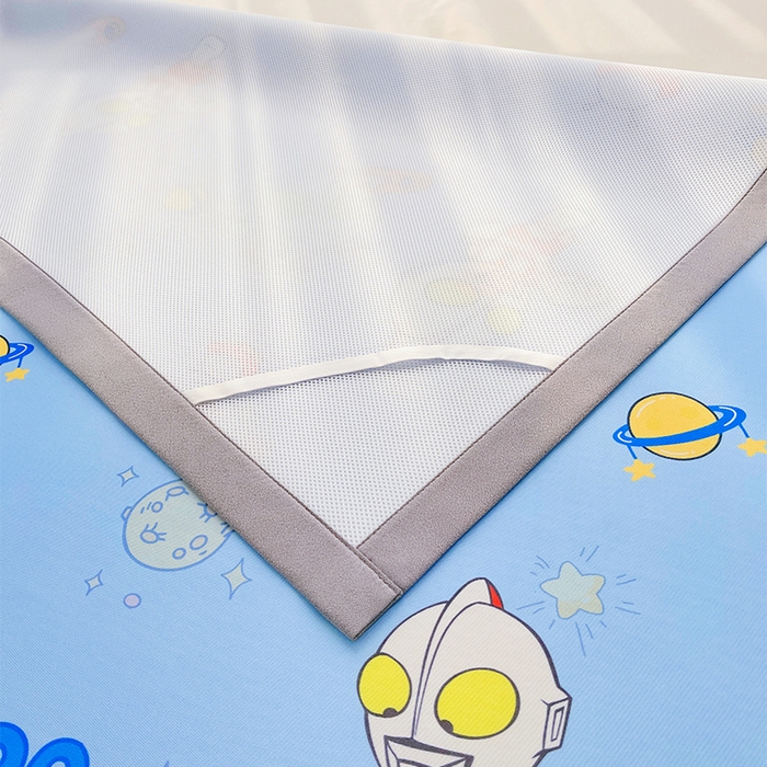91家纺网 家纺一手货源 找家纺 云恋家纺 2026正版授权小版冰丝席卡通凉席三件套可折叠水洗软席子儿童单双人凉感空调席子 小版-奥特曼降临