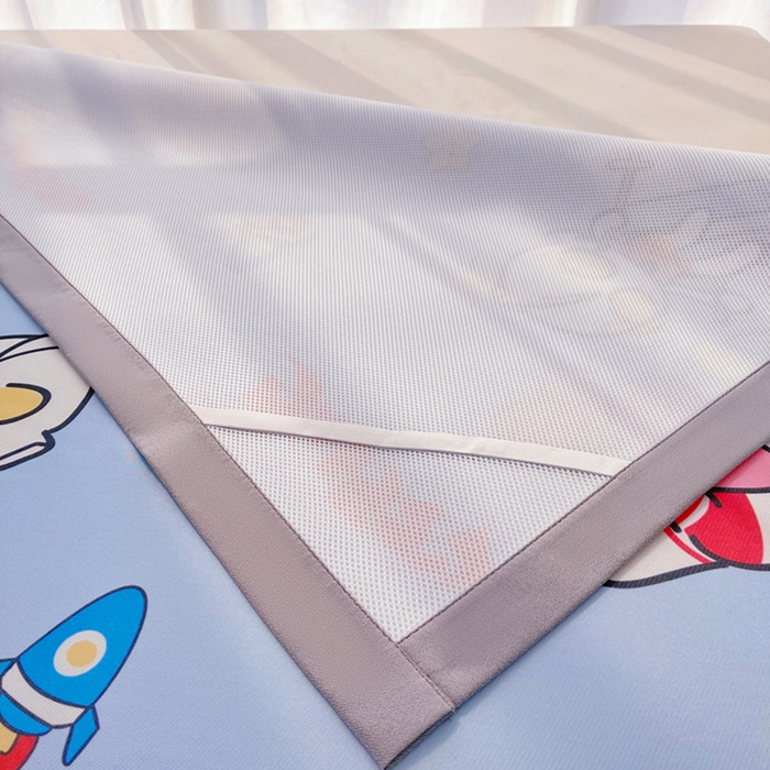 91家纺网 家纺一手货源 找家纺 云恋家纺 2026正版授权小版冰丝席卡通凉席三件套可折叠水洗软席子儿童单双人凉感空调席子 小版-奥特曼科学家