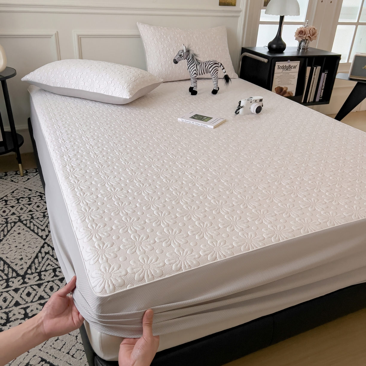 91家纺网 家纺一手货源 找家纺 （总）席世家 2026新款iMatex-中分子床笠凉席三件套拍图二（新图）