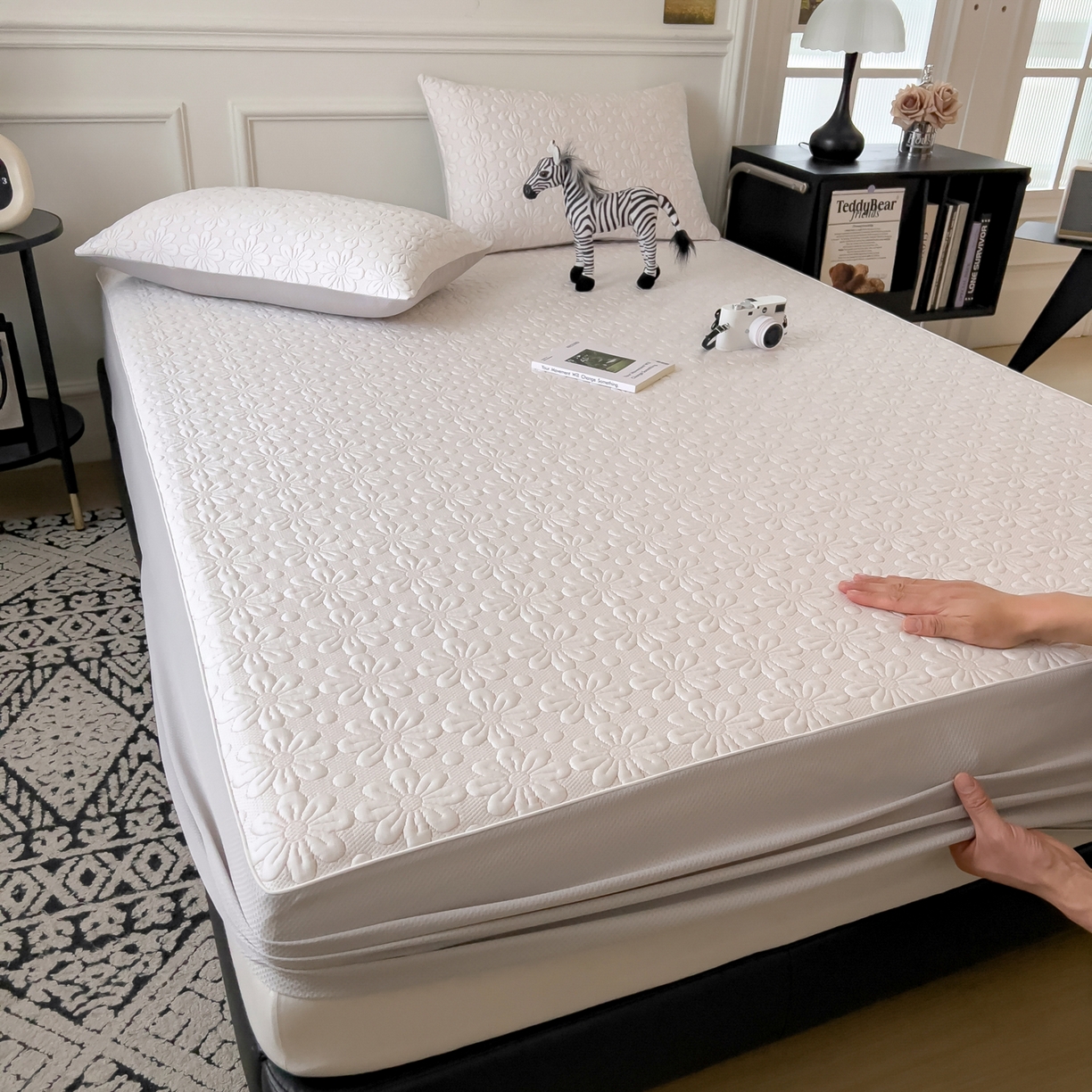 91家纺网 家纺一手货源 找家纺 （总）席世家 2026新款iMatex-中分子床笠凉席三件套拍图二（新图）