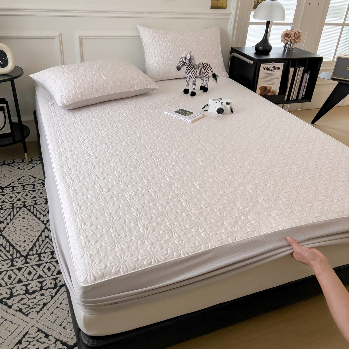 91家纺网 家纺一手货源 找家纺 （总）席世家 2026新款iMatex-中分子床笠凉席三件套拍图二（新图）