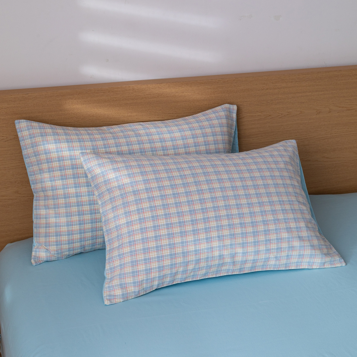 91家纺网 家纺一手货源 找家纺 几禾 2026春夏新款色织水洗棉棉花夏被夏凉被空调被 密格蓝