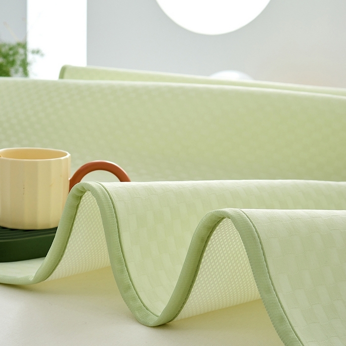 91家纺网 家纺一手货源 找家纺 （总）LADYCOCO可可家居 2026新款冰皮小提花三明治凉席三件套