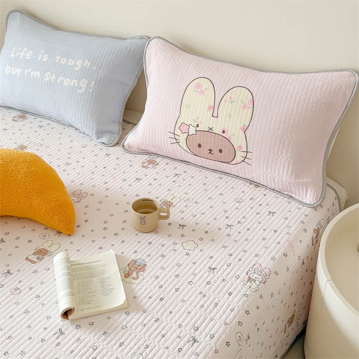 91家纺网 家纺一手货源 找家纺 （总）吾欢心 2026夏季新款仿锦安凉感丝床盖款夏被四件套可可机洗凉感值大于0.2