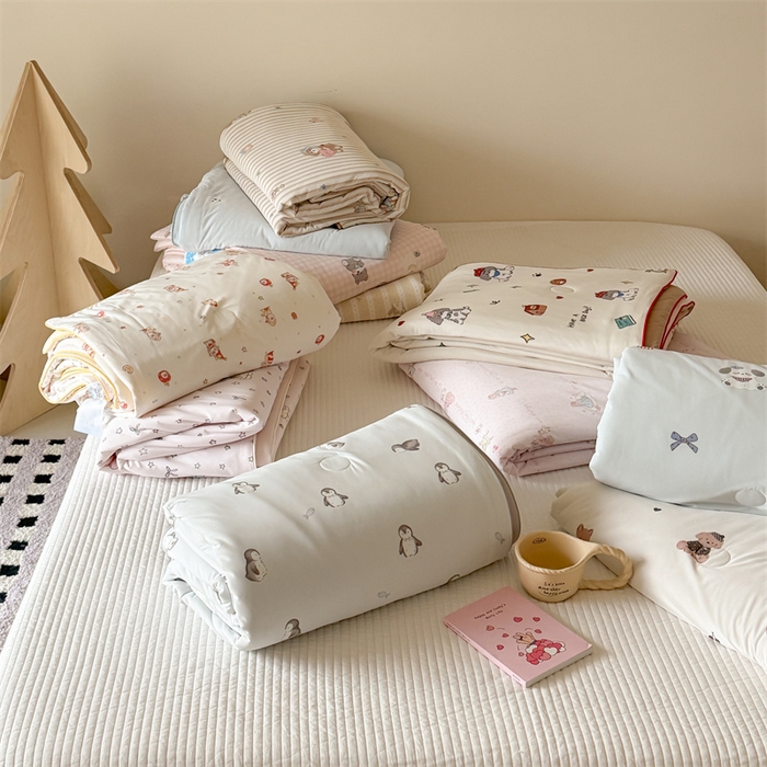 91家纺网 家纺一手货源 找家纺 （总）吾欢心 2026夏季新款A类仿锦安凉感丝夏凉被空调被