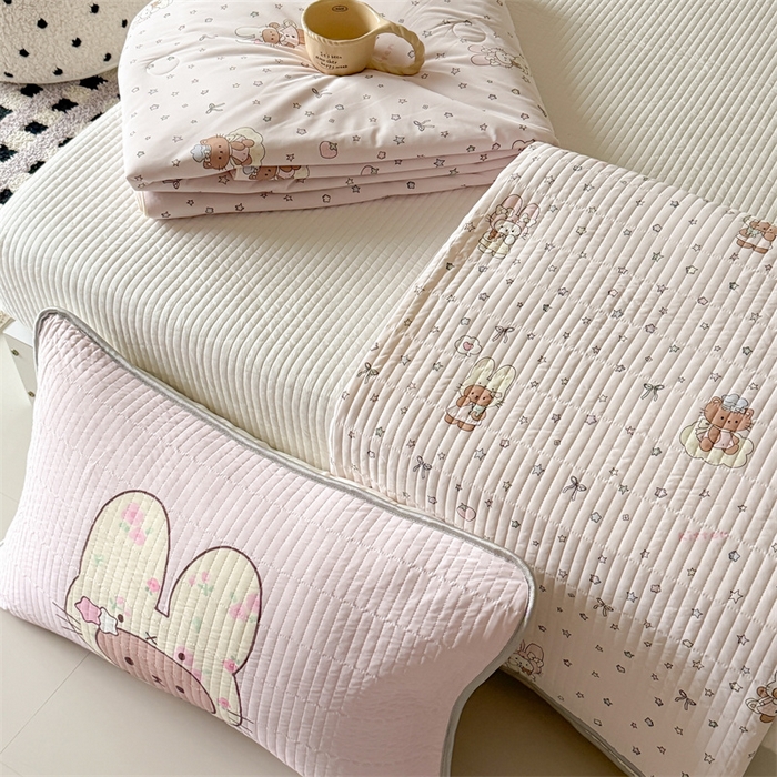 91家纺网 家纺一手货源 找家纺 吾欢心 2026夏季新款A类仿锦安凉感丝夏凉被空调被 组合